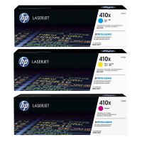 HP (410X) CF252XM Toner 3er Pack CMY