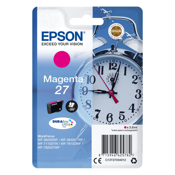 Epson 27/T2703 Tinte Magenta C13T27034012